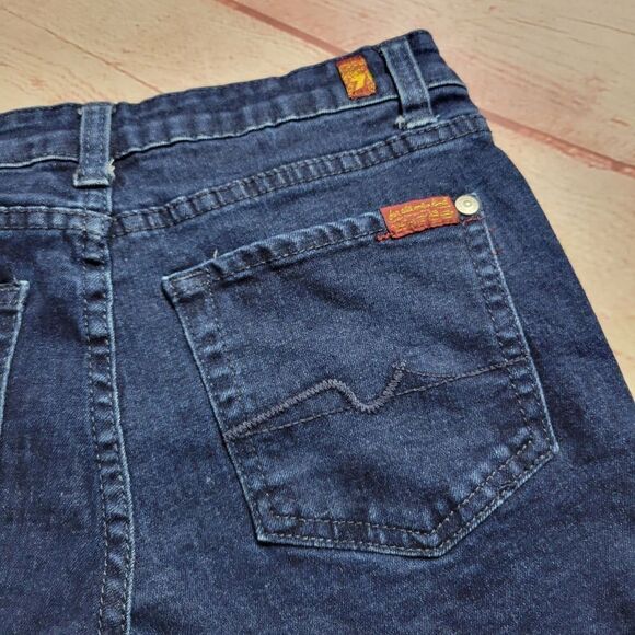 7 for all mankind denim shorts 14 - Picture 4 of 4